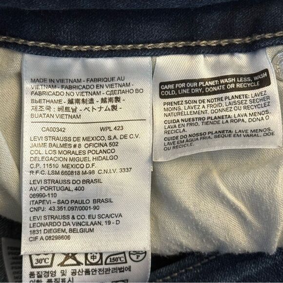 Levi’s Legging Medium Wash Skinny Jeans Size W29 L32 - Picture 7 of 8